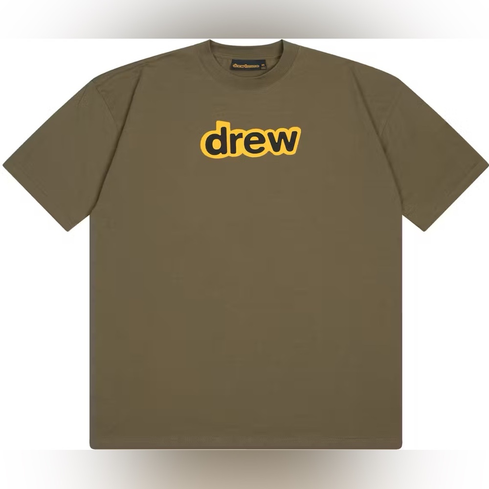 drew house Olive Green Short Sleeve Tee